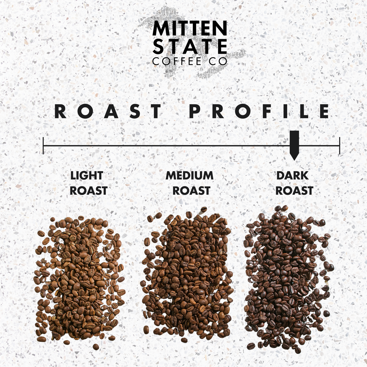 Coffee roast profile chart - dark roast