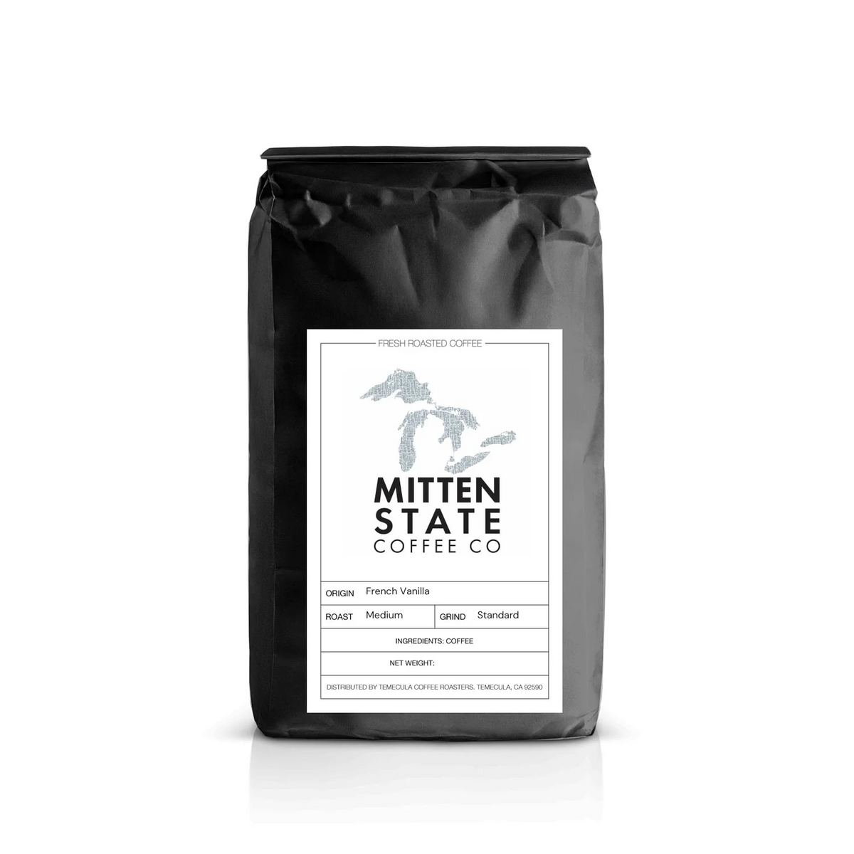 French Vanilla flavored coffee bag - fresh roasted specialty grade